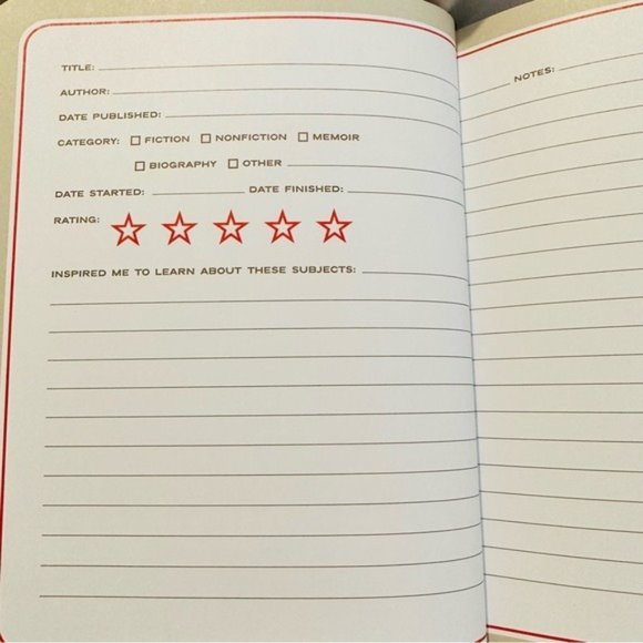 Reading Journal for Book Lovers - Picture 3 of 11